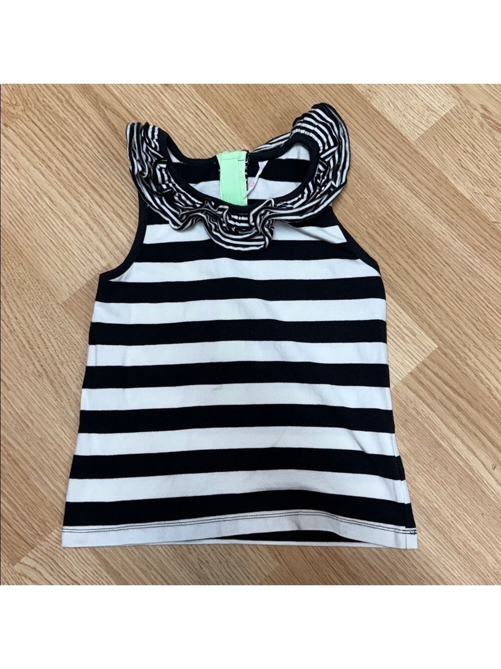 FabKids Black and White Striped Top
